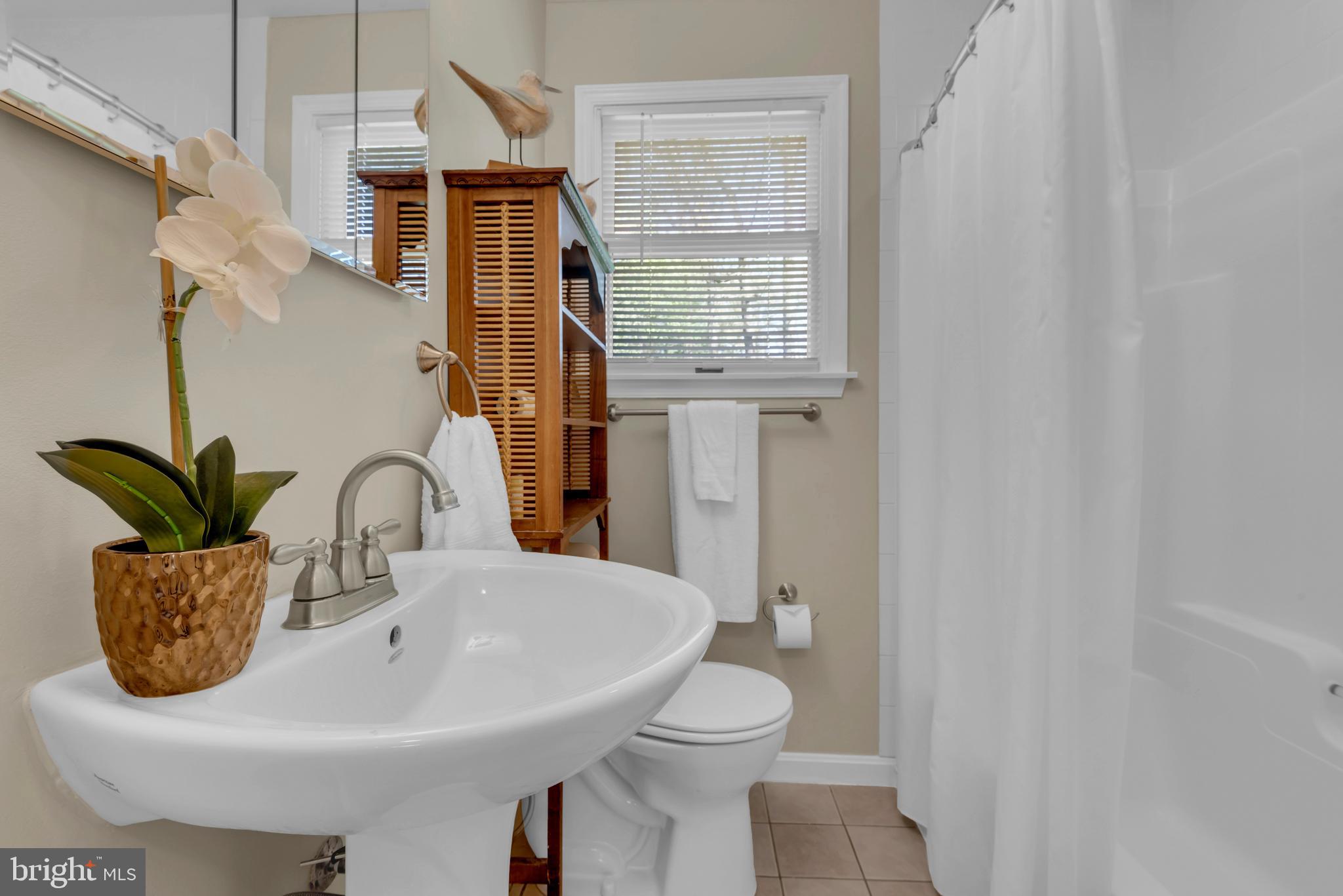 320 McKay Road Stevensville, MD 21666 - Photo 26 of 48 a bathroom with a sink a toilet and mirror