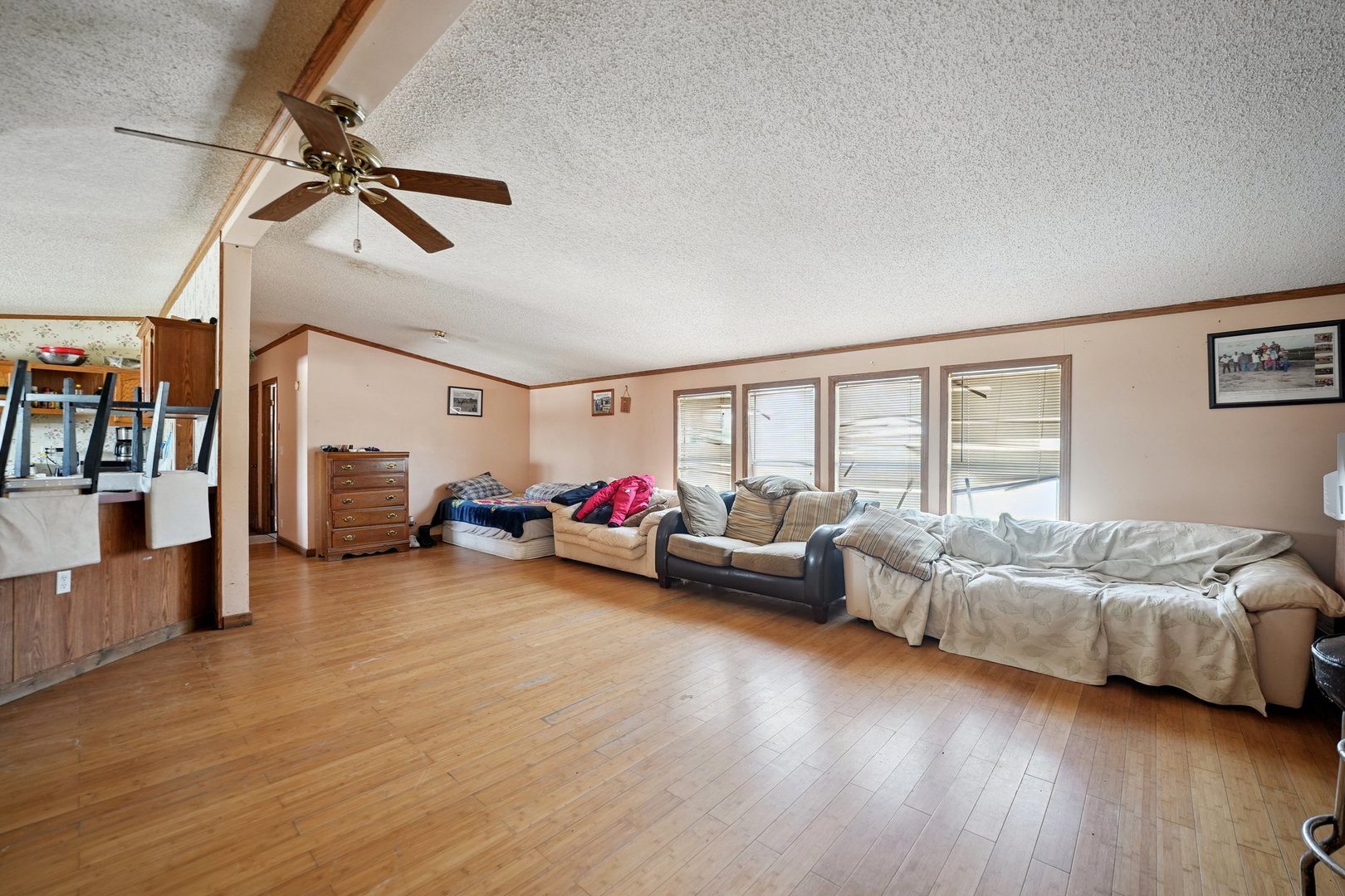 30048 South Klemme Road Beecher, IL 60401 - Photo 18 of 28 a living room with furniture and a wooden floor