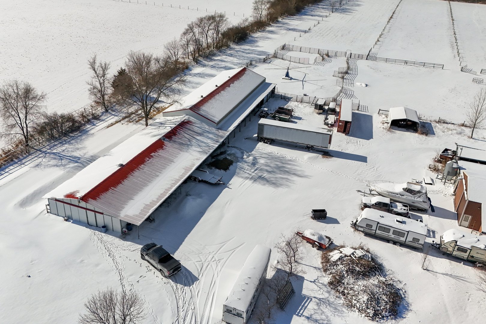 30048 South Klemme Road Beecher, IL 60401 - Photo 2 of 28 a view of roof deck with furniture and a stove