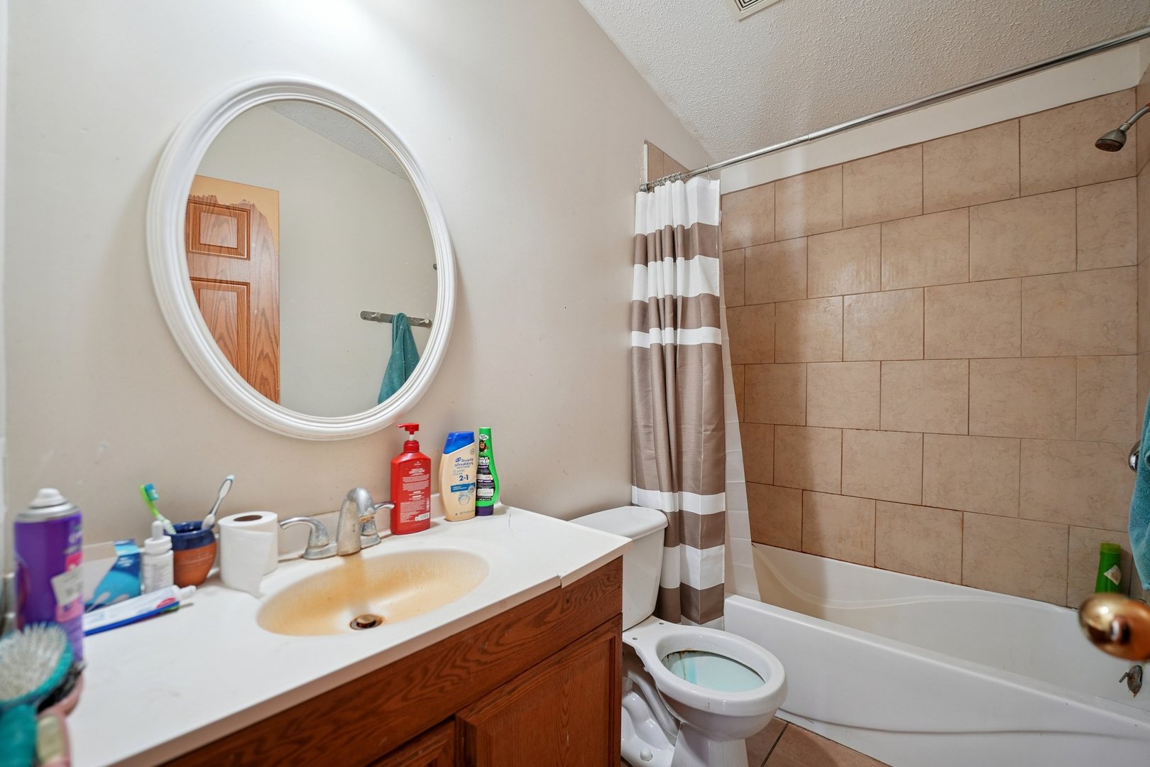 30048 South Klemme Road Beecher, IL 60401 - Photo 23 of 28 a bathroom with a sink toilet and a mirror