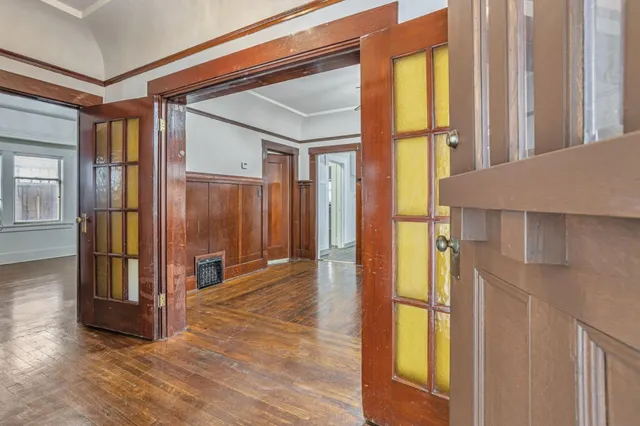 a view of front door