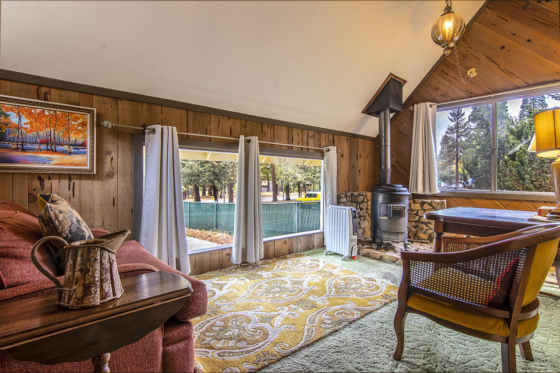 26770 Idyllwild Road Idyllwild, CA 92549 - Photo 14 of 52 a room with furniture pool table and glass windows