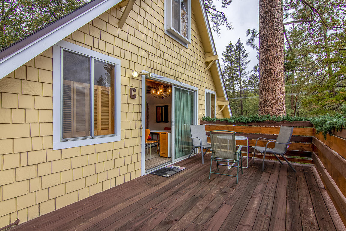 26770 Idyllwild Road Idyllwild, CA 92549 - Photo 45 of 52 a view of house with deck and outdoor seating
