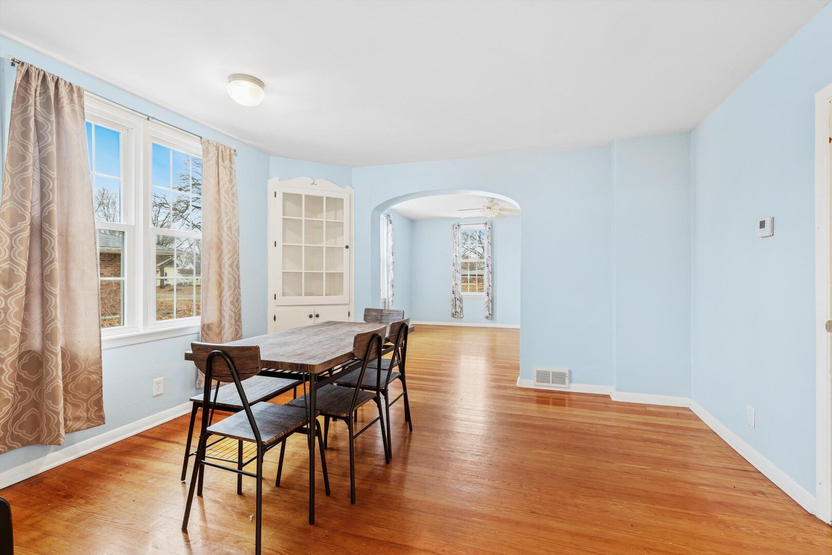 310 North Scott Street Alexis, IL 61412 - Photo 13 of 22 a view of a dining room with furniture and wooden floor