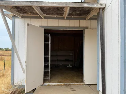 a view of storage and utility room