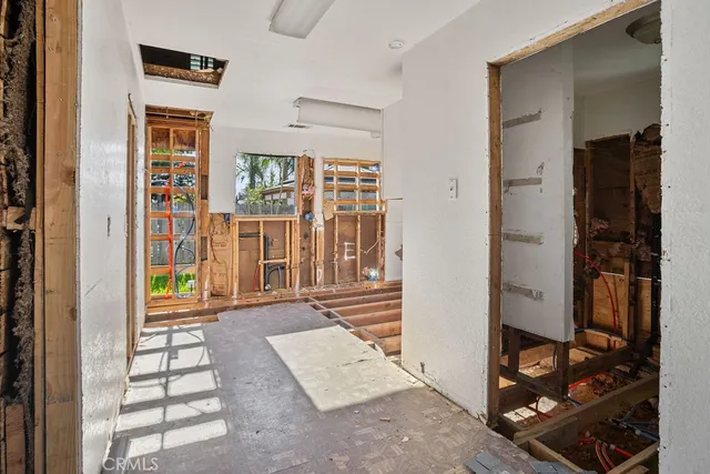 a view of an entryway door