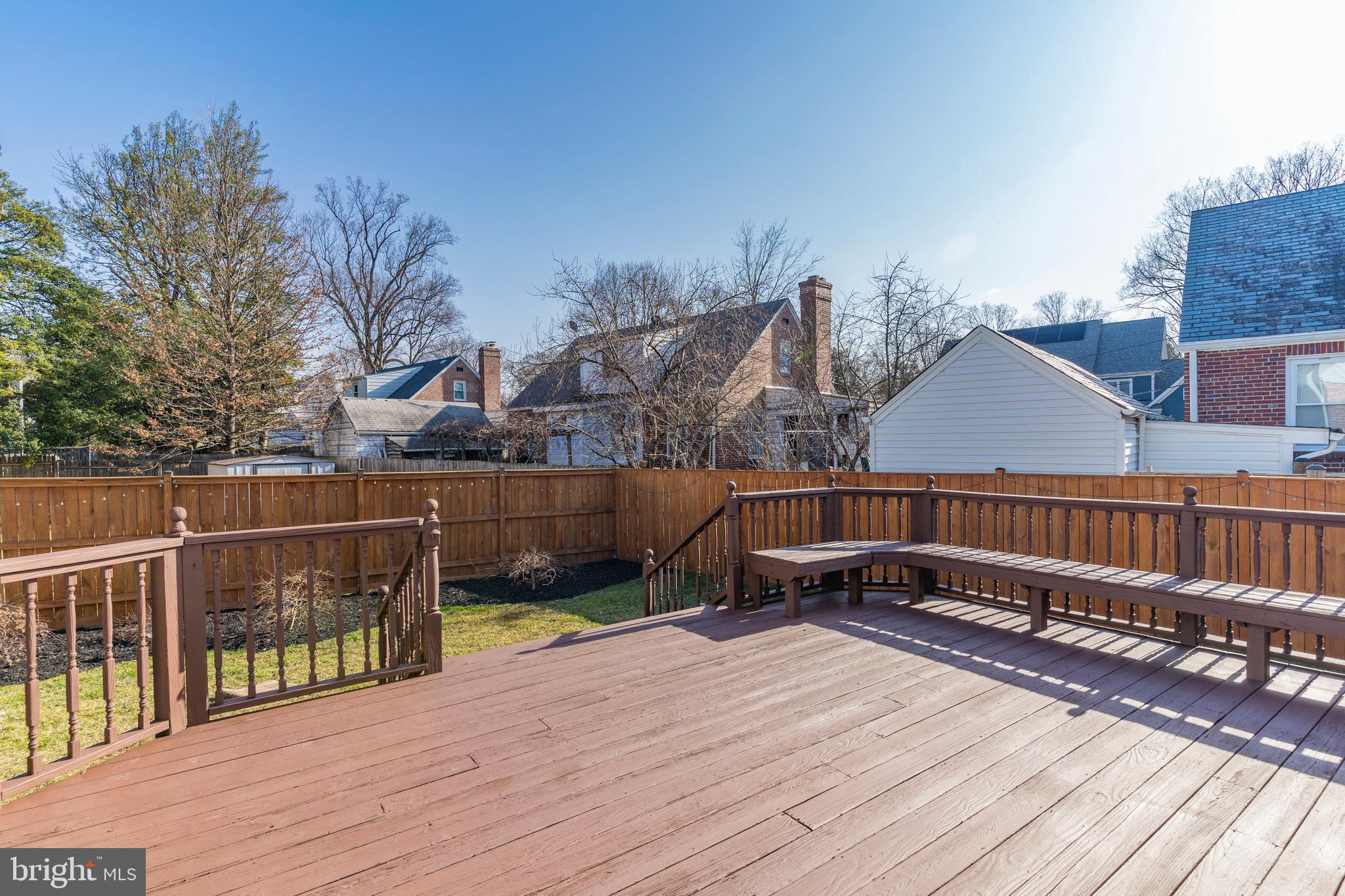 8121 Old Georgetown Road Bethesda, MD 20814 - Photo 36 of 41 Great Deck off Kitchen