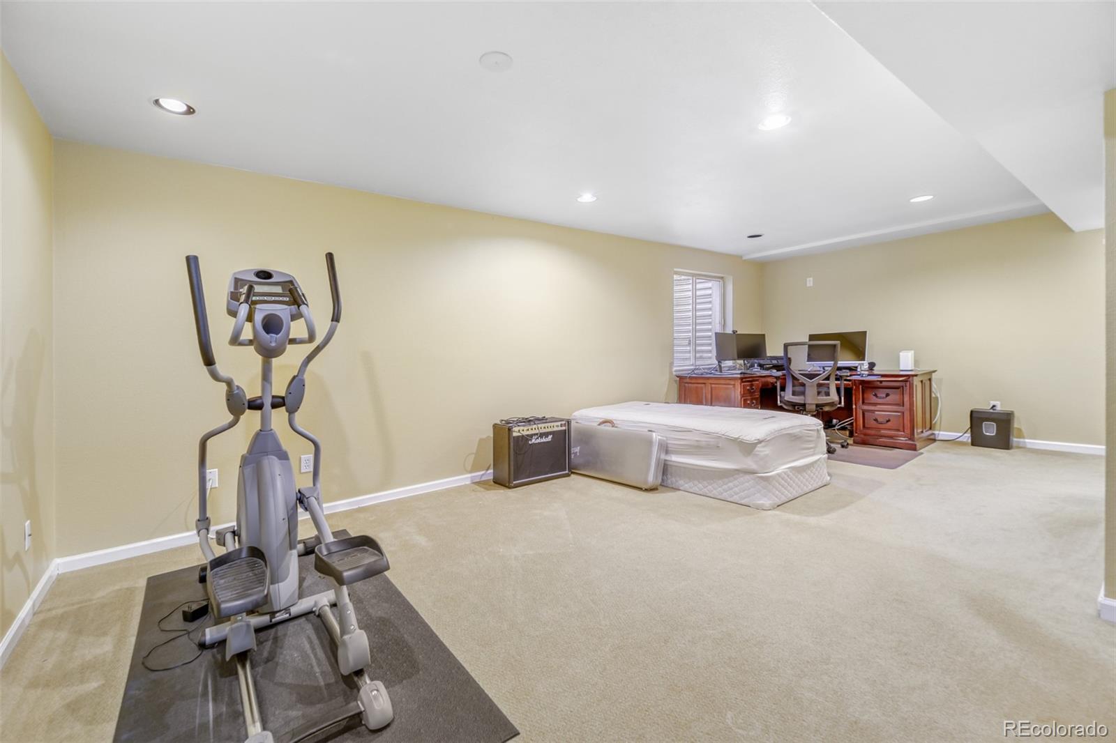 456 Bexley Lane Highlands Ranch, CO 80126 - Photo 23 of 28 a view of a room with gym equipment