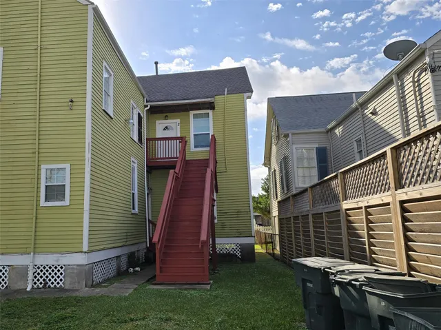 a view of a house with a door