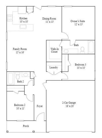 $1,899 | 1208 Wildflower Street, Ennis, TX 75119