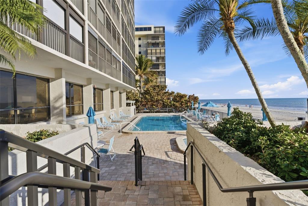 15462 Gulf Boulevard, Unit 406 Madeira Beach, FL 33708 - Photo 32 of 48 a view of balcony with furniture