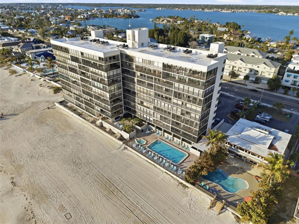 15462 Gulf Boulevard, Unit 406 Madeira Beach, FL 33708 - Photo 48 of 48 an aerial view of city