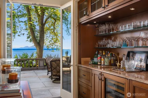 a kitchen with lots of different kinds of food