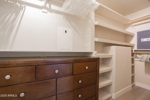 a view of walk in closet