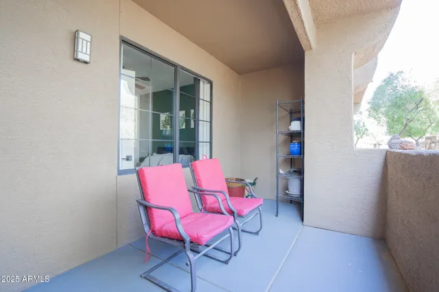 a view of a livingroom with furniture