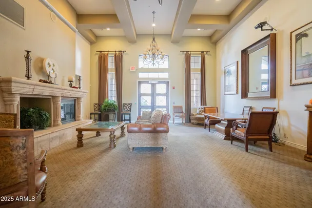 a view of lake and mountain