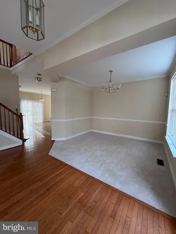 wooden floor in an empty room