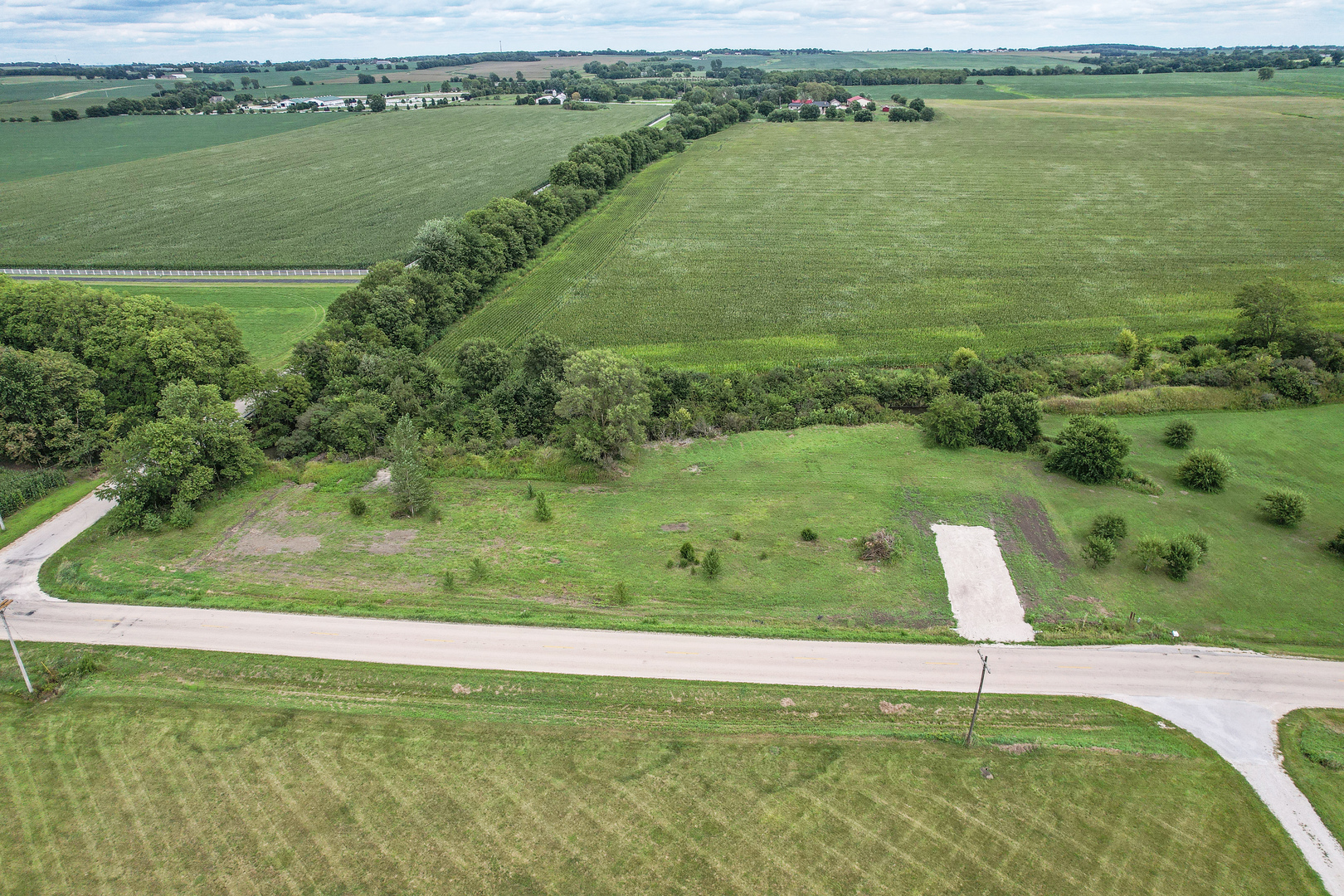 South County Road Newark, IL 60541 - Photo 1 of 8 a view of a lake from a yard