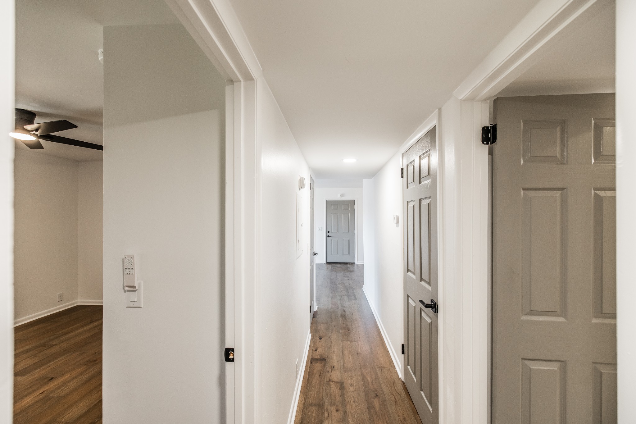 21 Vaughns Gap Road, Unit 55 Nashville, TN 37205 - Photo 21 of 35 a view of a hallway with a glass door shower