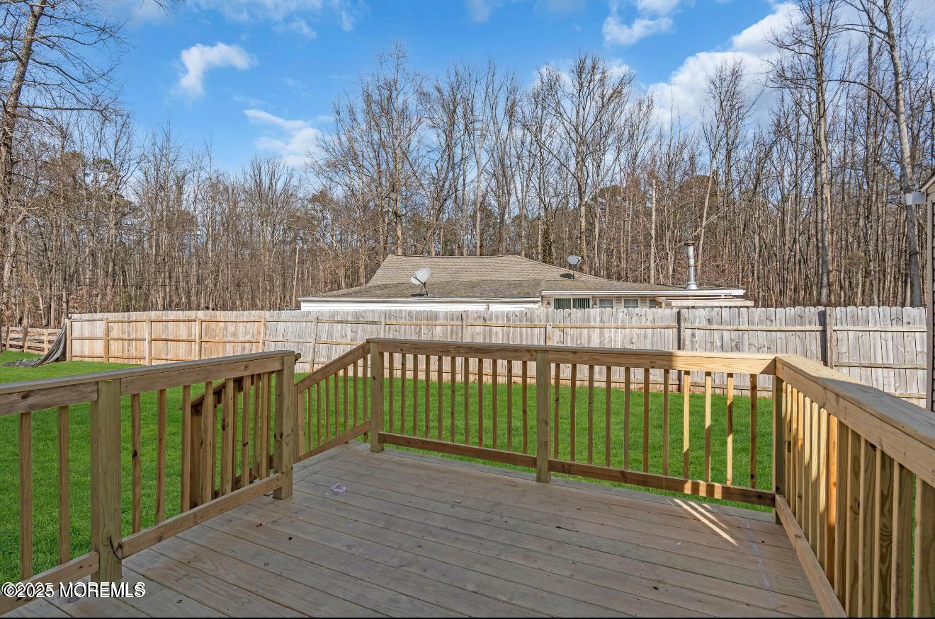 23 A Stoney Hill Road Cream Ridge, NJ 08514 - Photo 42 of 46 a view of deck with wooden floor and fence