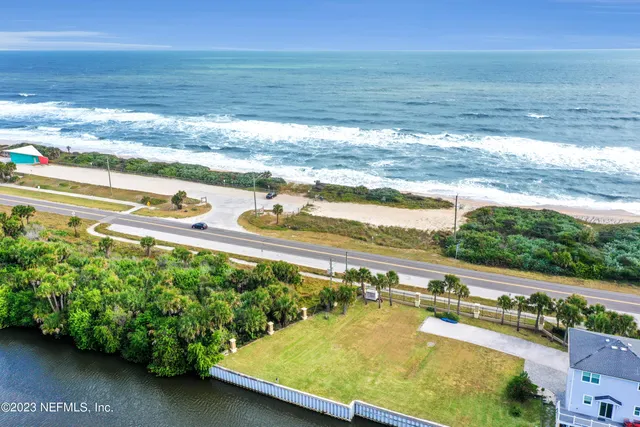 a view of an ocean and beach