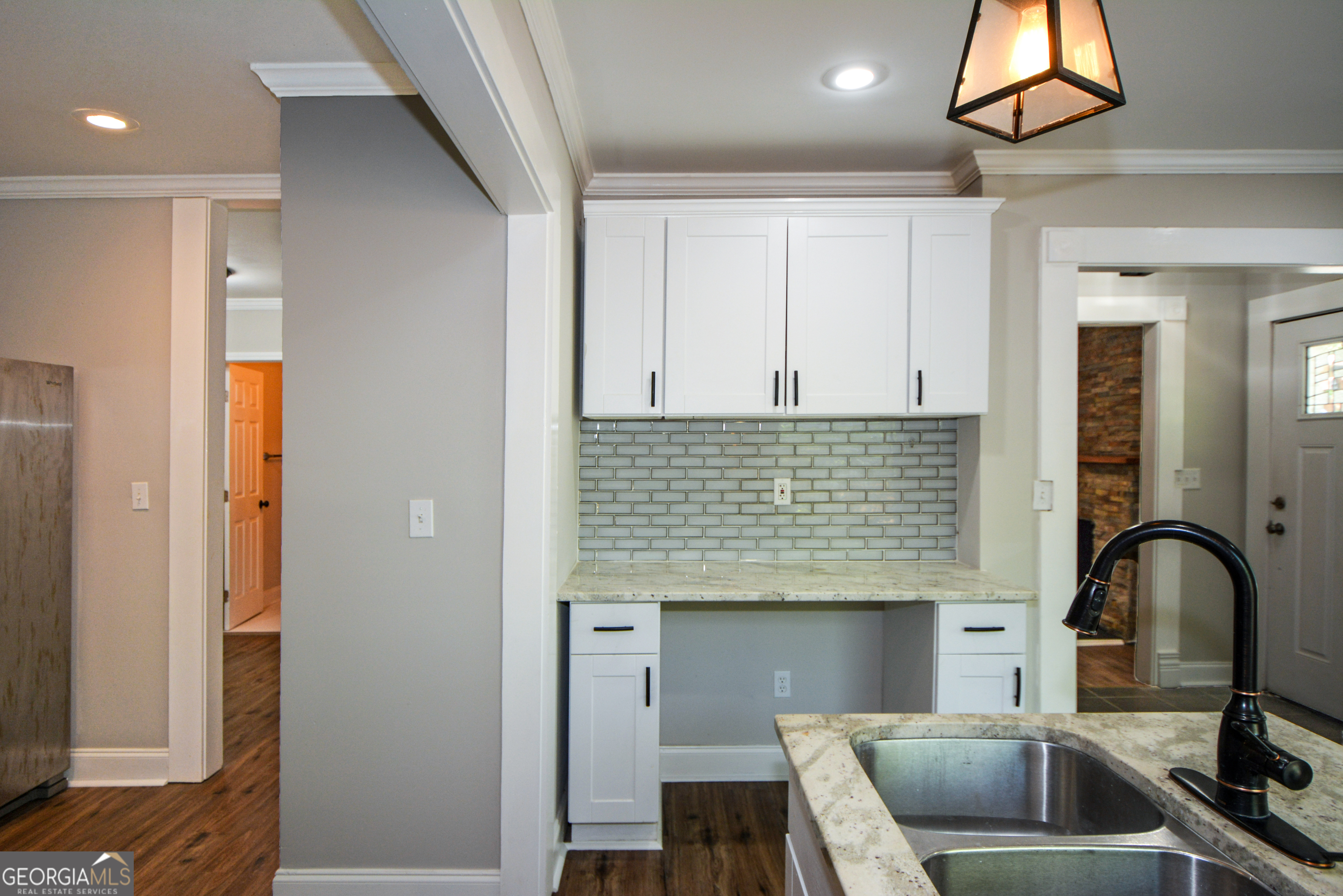 3164 Harris Drive East Point, GA 30344 - Photo 19 of 40 a bathroom with a sink a bathtub and a shower