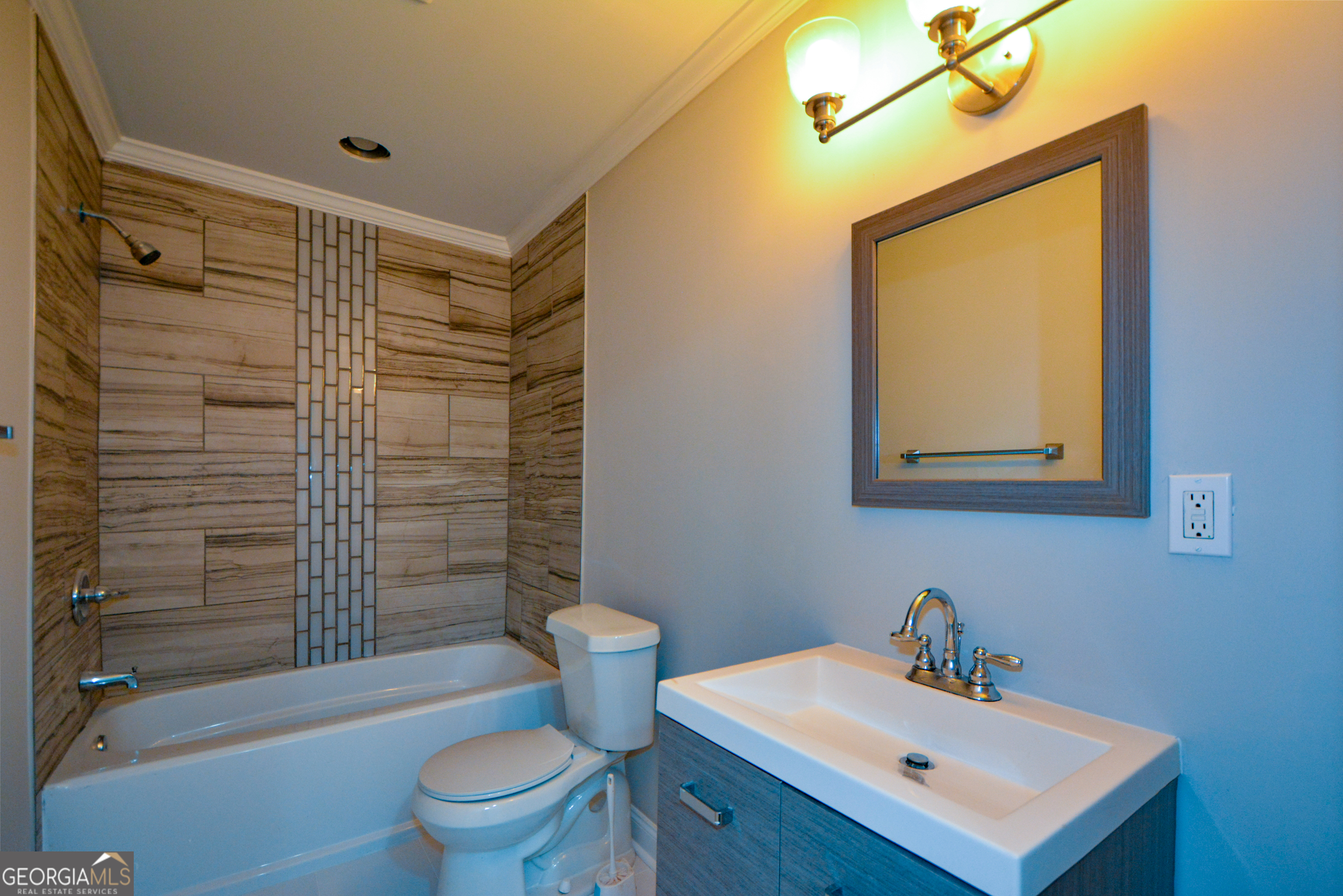 3164 Harris Drive East Point, GA 30344 - Photo 25 of 40 a bathroom with a sink toilet and shower