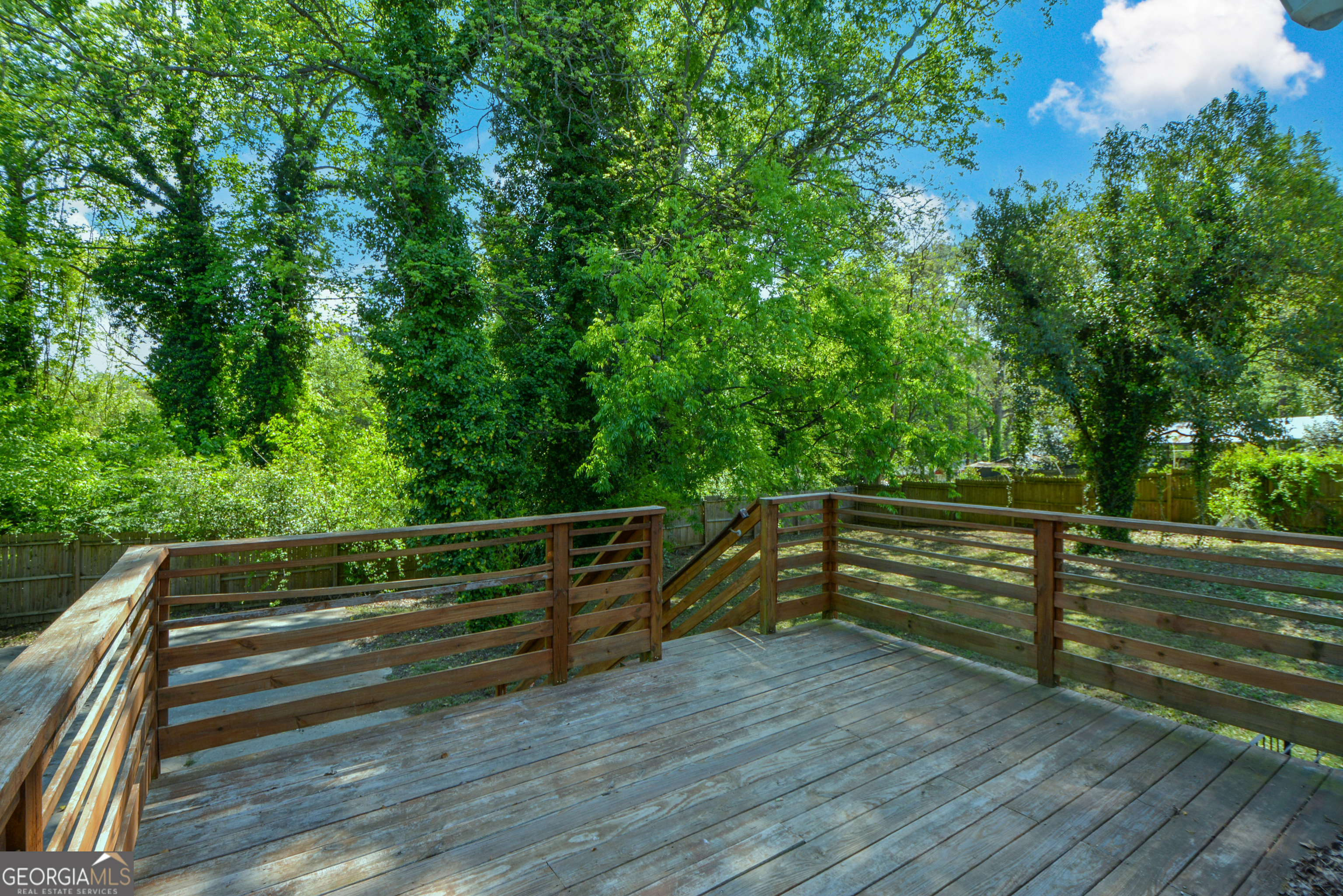 3164 Harris Drive East Point, GA 30344 - Photo 35 of 40 a view of outdoor space and deck