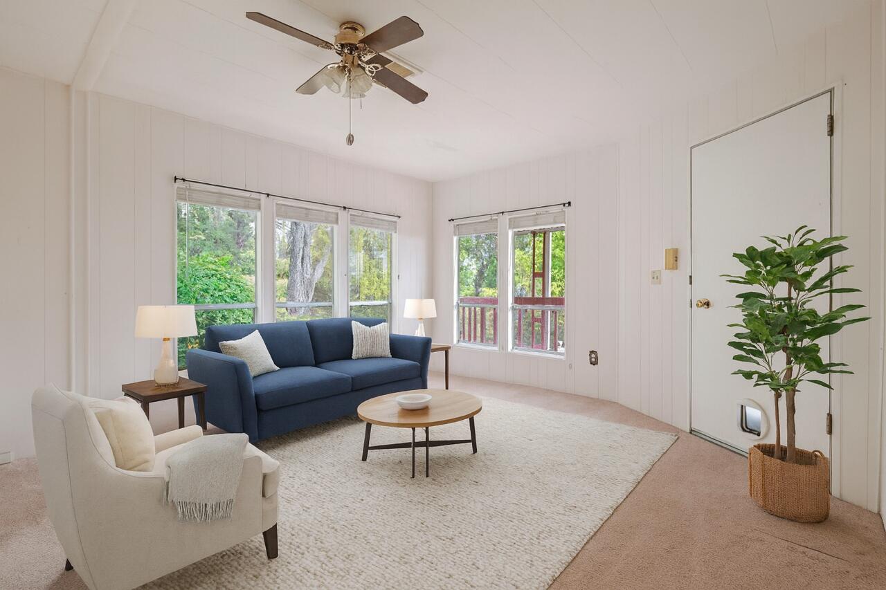 340 Old Mill Road, Unit 127 Santa Barbara, CA 93110 - Photo 6 of 33 a living room with furniture and a potted plant