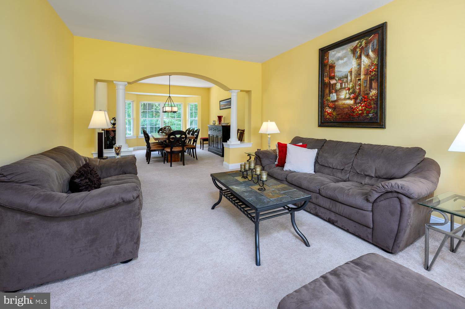 11 Gaskill Road Mount Laurel, NJ 08054 - Photo 11 of 56 Formal Living Room seamlessly flows into Dining Rm