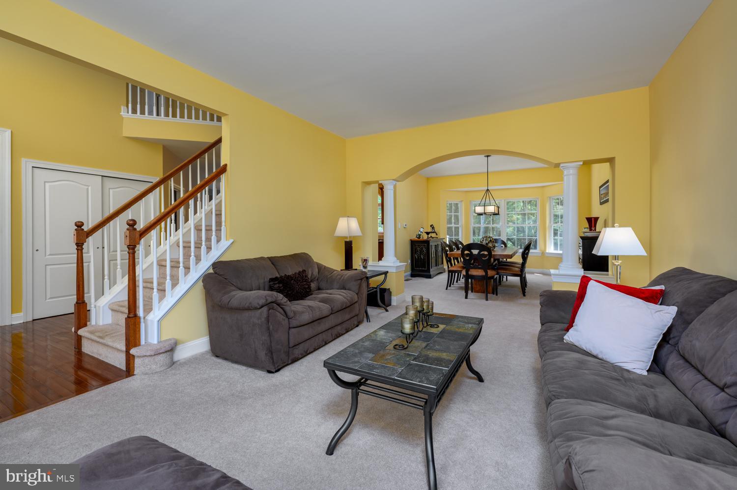 11 Gaskill Road Mount Laurel, NJ 08054 - Photo 12 of 56 a living room with furniture ceiling fan and a rug