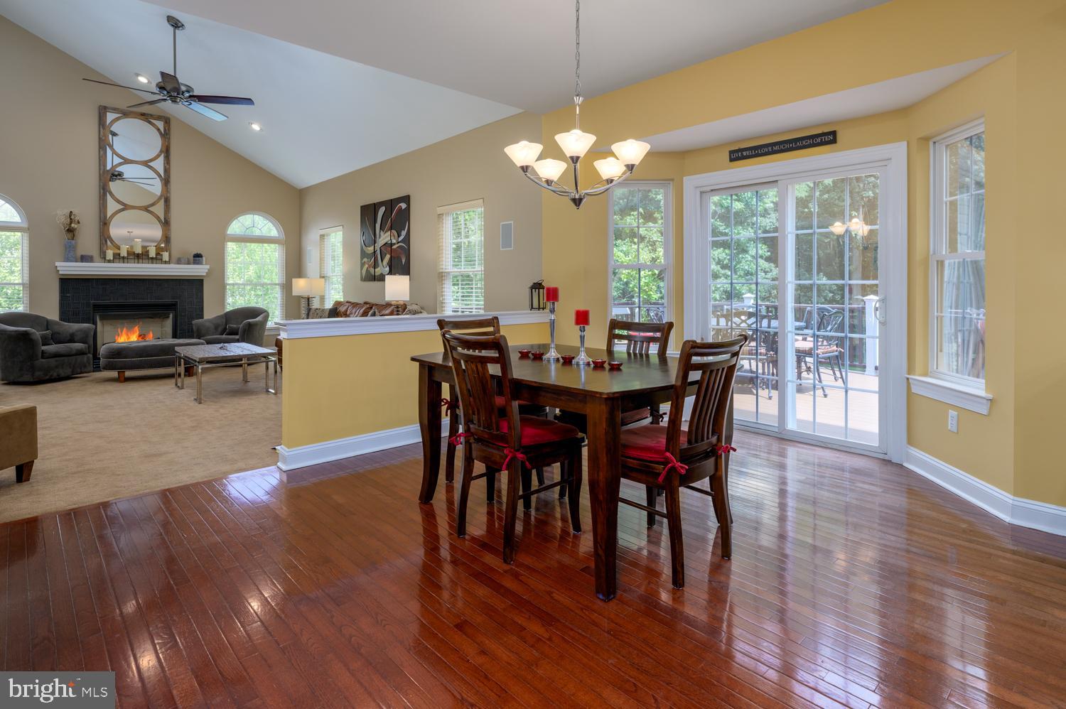 11 Gaskill Road Mount Laurel, NJ 08054 - Photo 22 of 56 a view of a dining room with furniture window and wooden floor