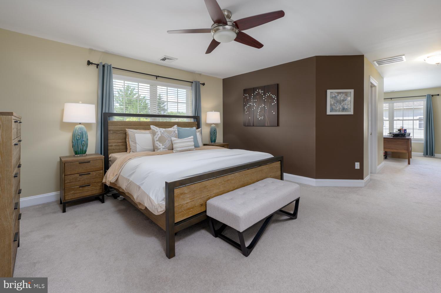11 Gaskill Road Mount Laurel, NJ 08054 - Photo 29 of 56 a bedroom with a bed lamp and window