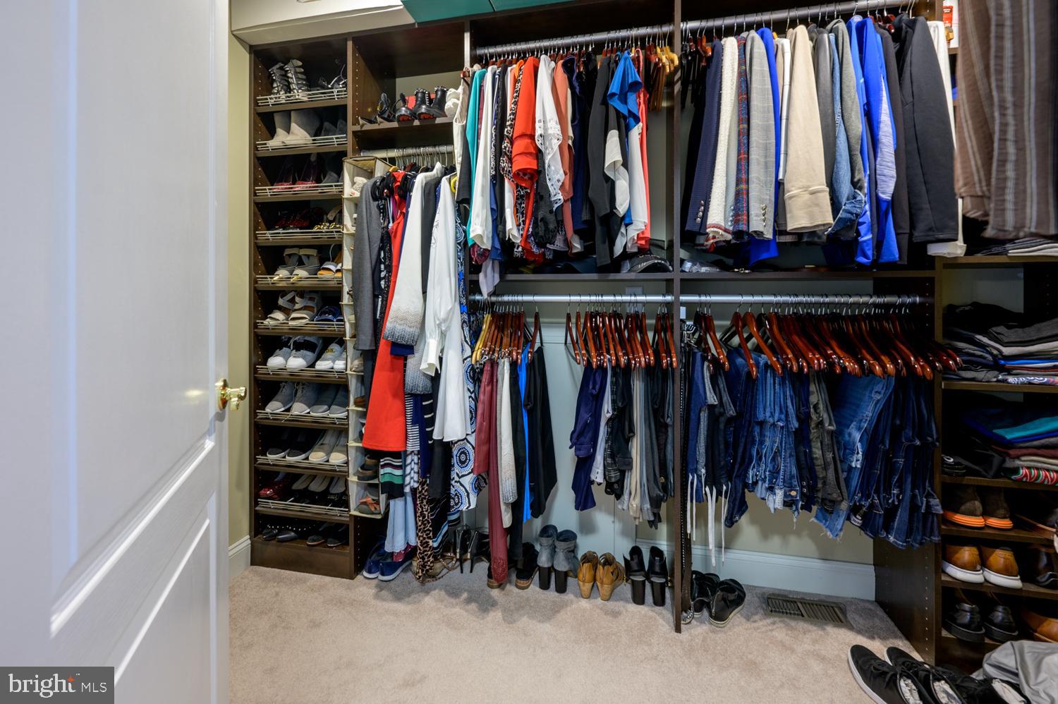11 Gaskill Road Mount Laurel, NJ 08054 - Photo 32 of 56 a view of walk in closet with clothes and shoes