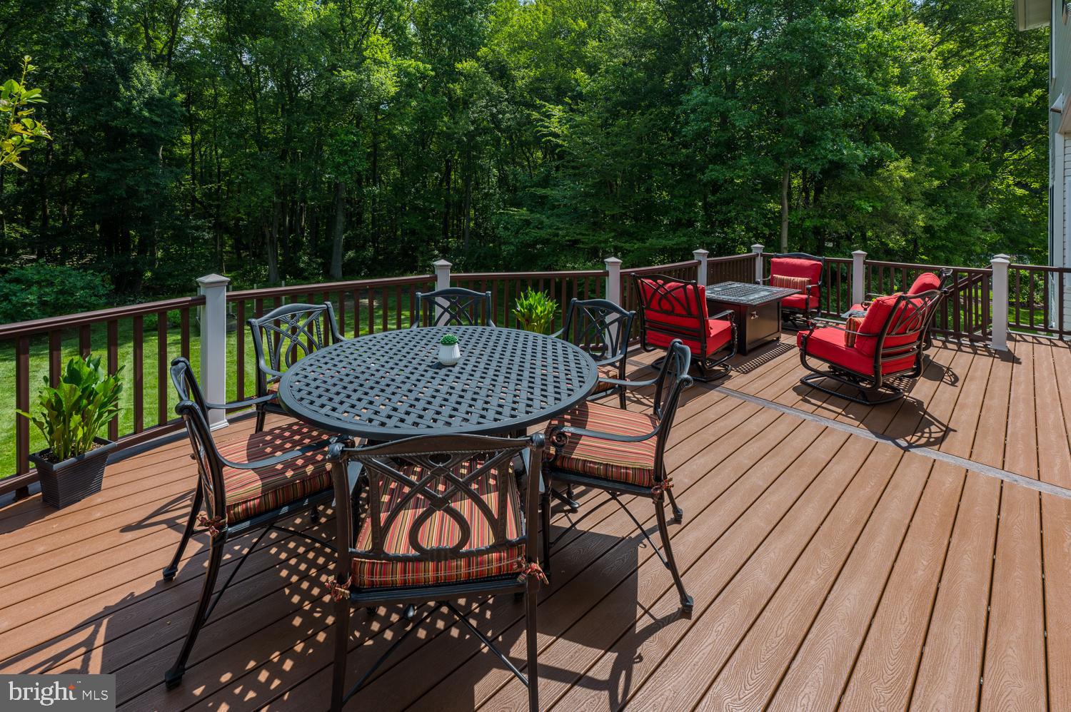 11 Gaskill Road Mount Laurel, NJ 08054 - Photo 44 of 56 a view of sitting area with furniture on wooden deck