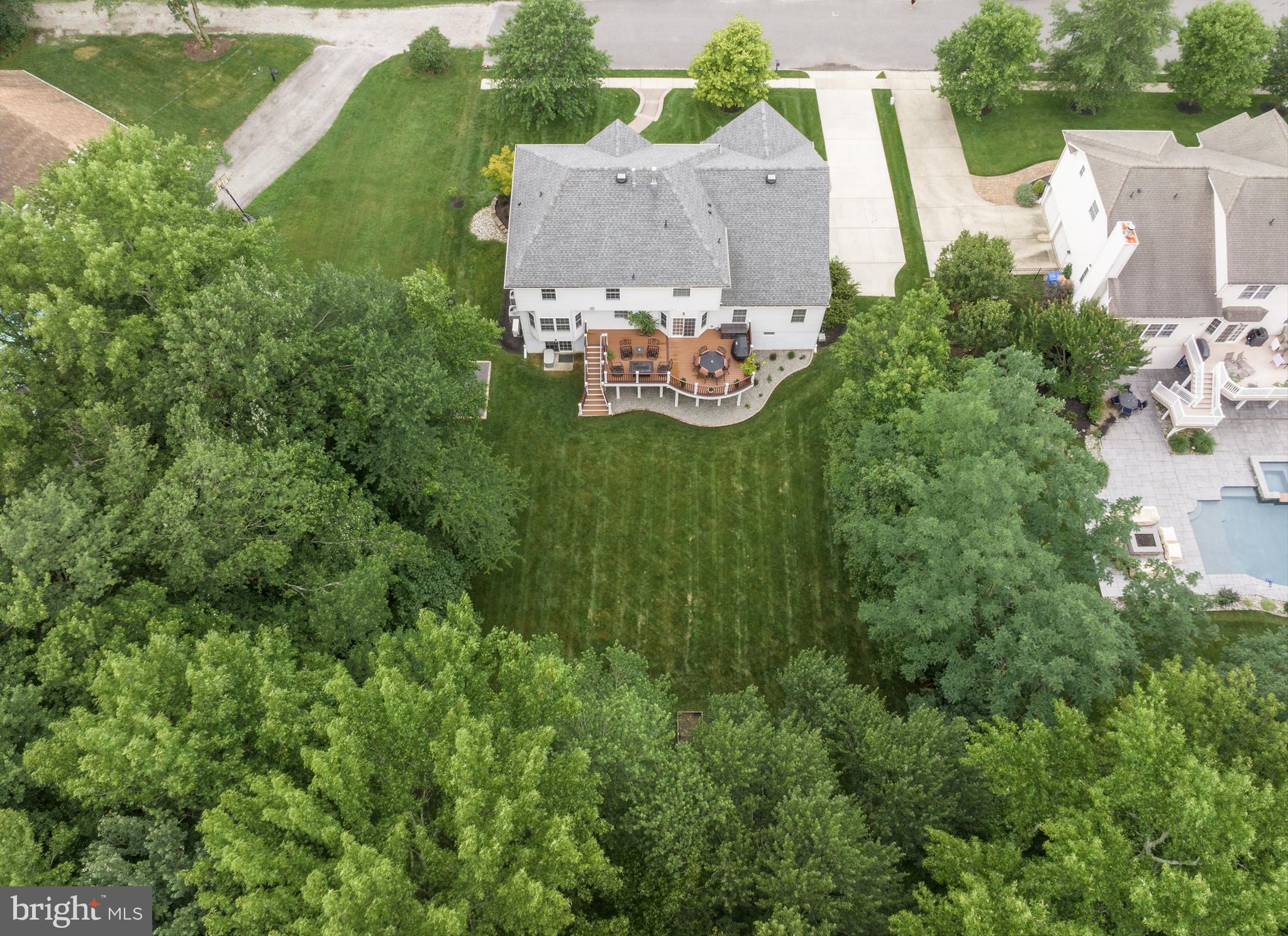11 Gaskill Road Mount Laurel, NJ 08054 - Photo 53 of 56 an aerial view of a house with garden space and street view