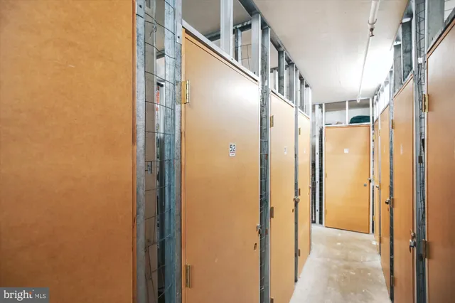 a front view of building with street