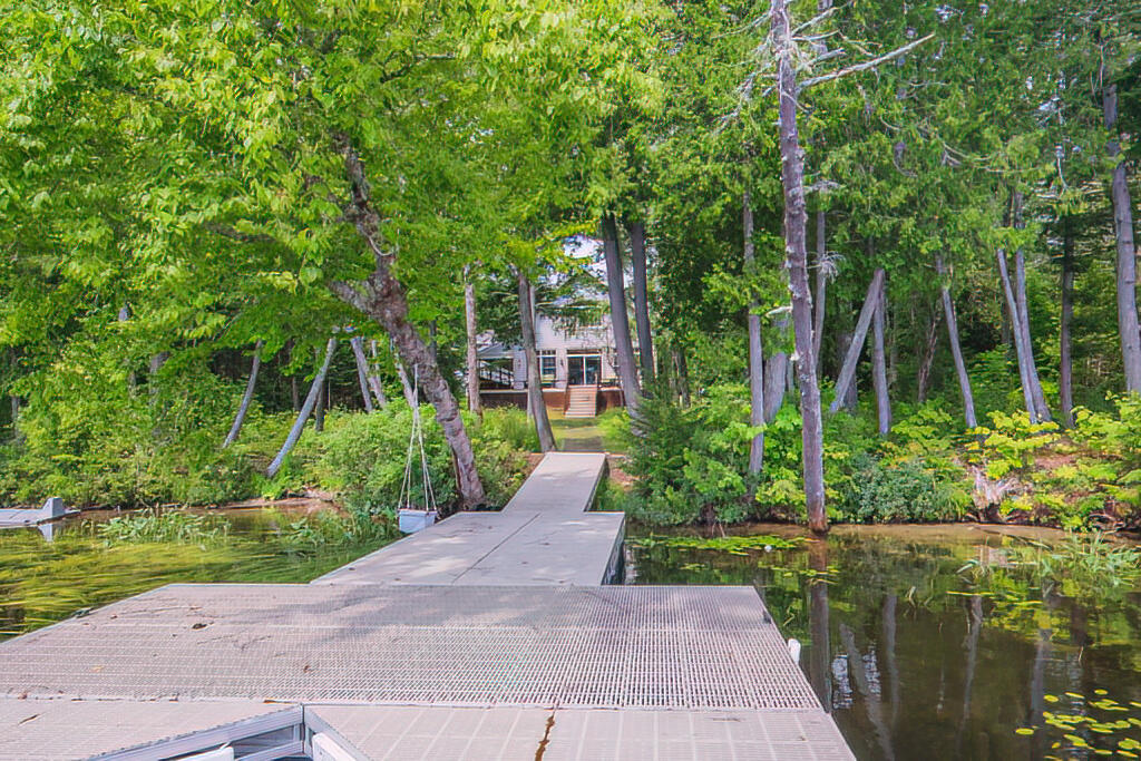 18 Pinkham Road Embden, ME 04958 - Photo 43 of 90 Dock looking back at house