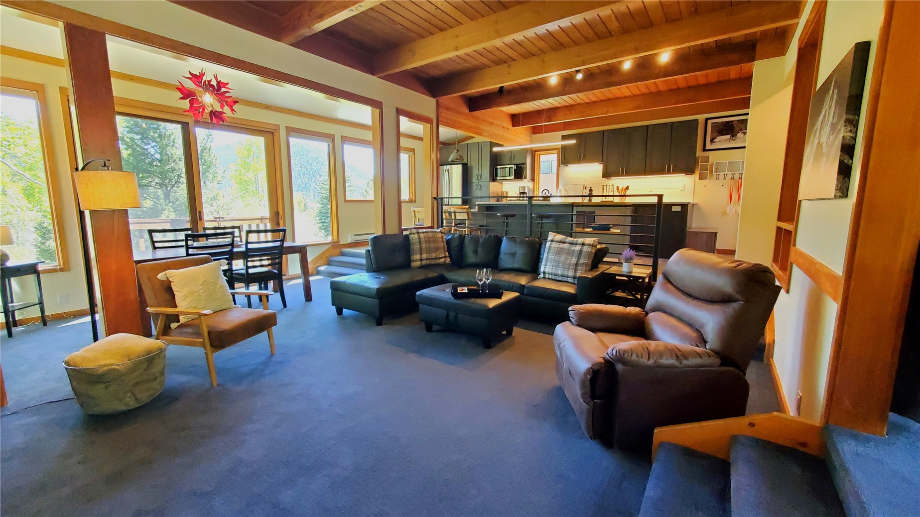 620 Tennis Club Road, Unit 1337 Keystone, CO 80435 - Photo 12 of 48 a living room with furniture and a large window