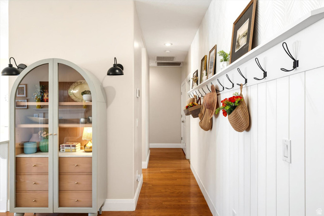 621 East 940 South St. George, UT 84790 - Photo 21 of 55 Hallway featuring wood-finish flooring and recessed lighting