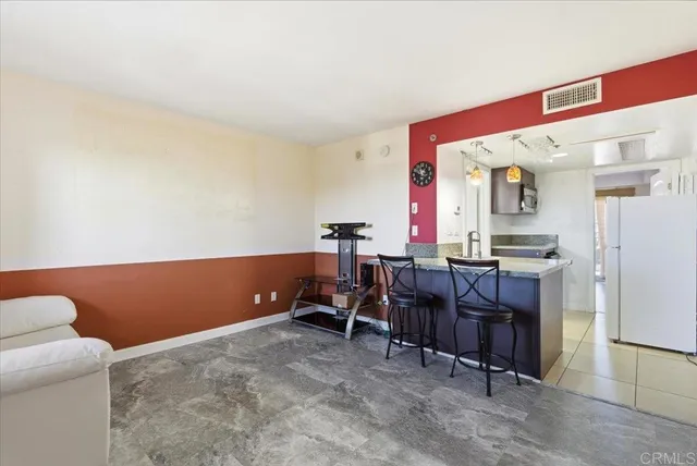 a workspace with furniture