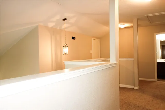 a view of an empty room