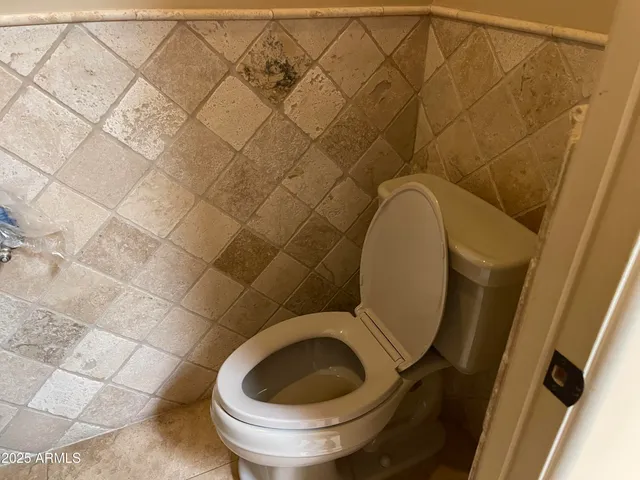 a bathroom with a toilet and a sink