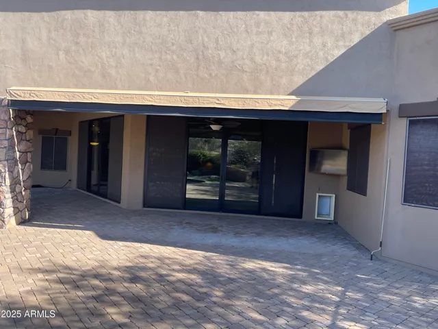 a view of a car garage door