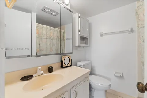 a room with furniture and a table