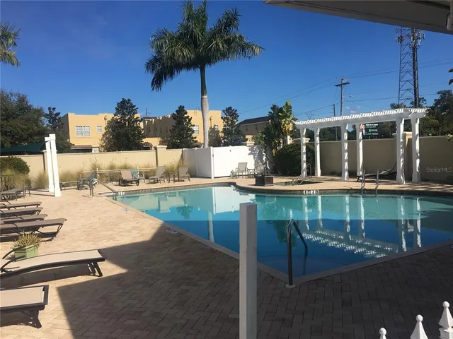 a view of a house with a swimming pool