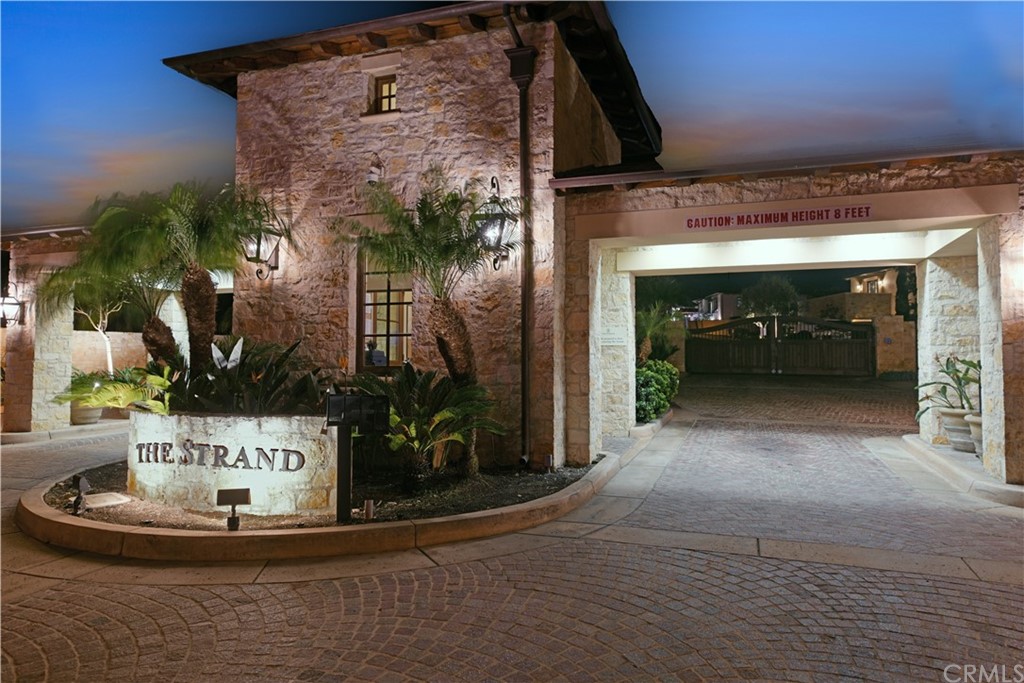 9 Seabreeze Terrace Dana Point, CA 92629 - Photo 26 of 34 a view of a lobby with a fireplace and potted plants