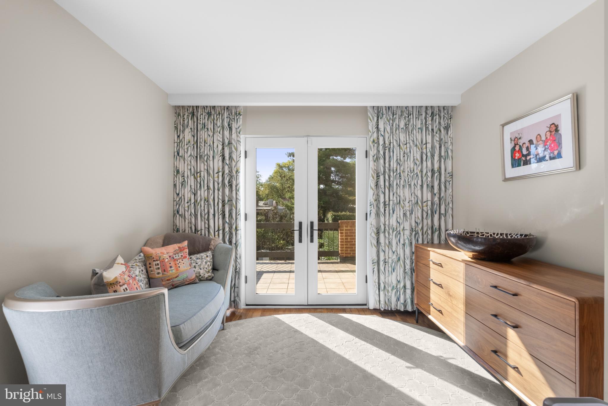 3322 Dent Place Northwest Washington, DC 20007 - Photo 24 of 41 a living room with furniture and a gate