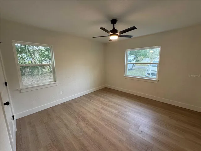 wooden floor in an empty room