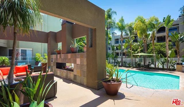 a view of an outdoor sitting area